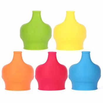 

Silicone Elephant Sippy Cup Lids Reusable Cup Cover Spillproof Anti Overflow Baby Children Drinking Tools Cute Water Cup Cover