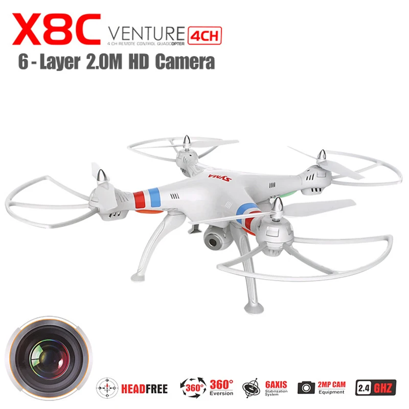 syma x5c quadcopter drone with 2.0 mp camera