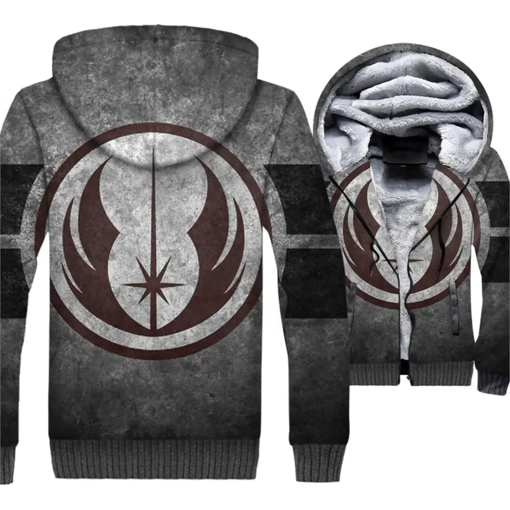 Star Wars Jedi Printed 3D Hoodies New Style 2019 Winter Jackets Men
