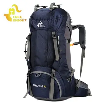 

60L Outdoor Sports Backpack Camping Mountaineering Backpacks Men Women Hunting Hiking Travel Rucksack With Rain cover XA170WA