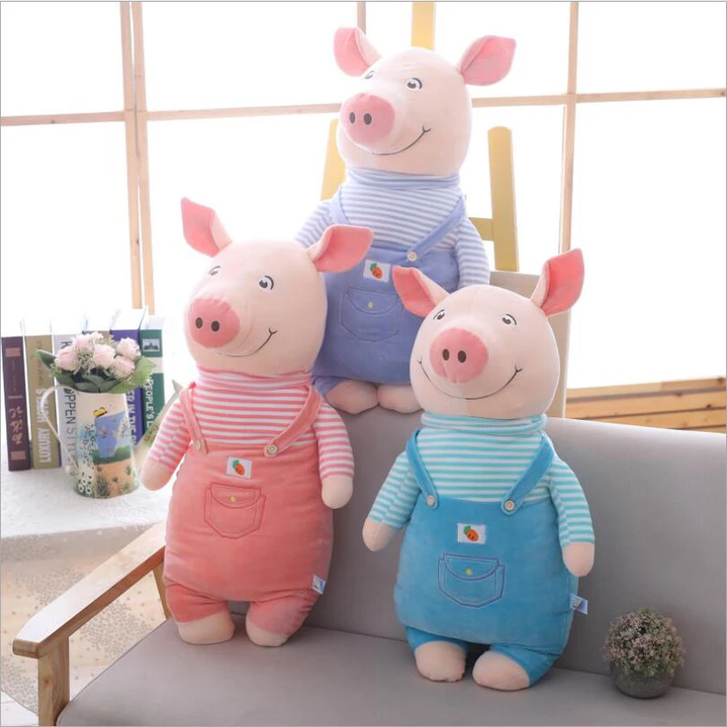 

New Style Cute Wearing Clothe Pig Short Plush Toys Stuffed Animal Pig Doll Toy Soft Plush Pillow Children Gift