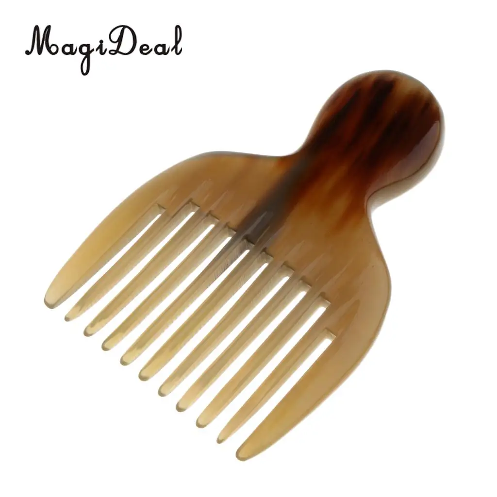 11 Teeth Afro Pick Lift Comb Wide Tooth Curly Hair Comb Unisex Hairstyling