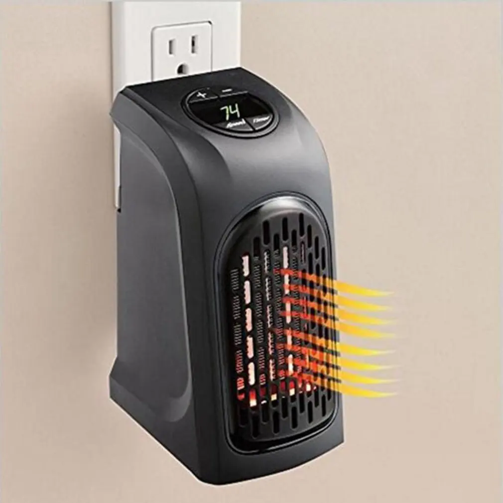 

400W Electric Heater Mini Fan Heater Desktop Household Wall Handy Heating Stove Radiator Warmer Machine for Winter drop shipping