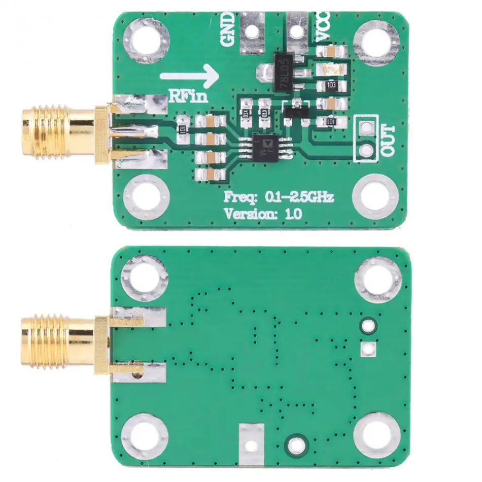 1 шт. 0,1-2,5 ГГц РЧ измеритель мощности логарифмическое Обнаружение ассортимент