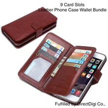 2017 New Arrival 9 Card Slots Luxury Phone Cases For Iphone 6 6s I6 Plus Cover Smartphone Mobile Bag Wallet Purse Celular 179