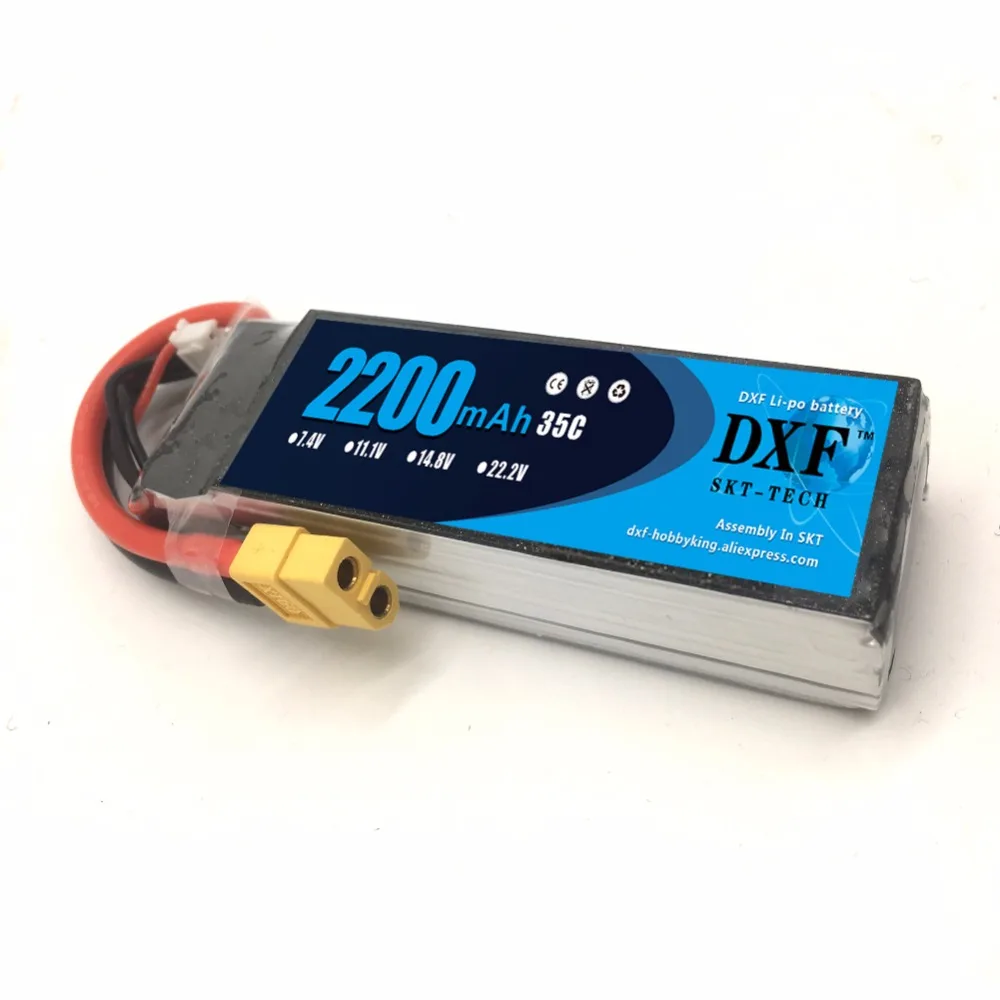 

DXF Power Brand Battery 11.1V 2200mAh 35C MAX70C for Airplane T-REX 450 Halicopter Part 11.1 v 3s battery