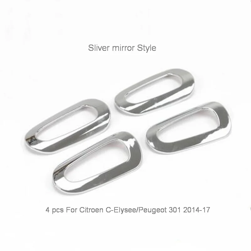 Крышка ручки подлокотника Tonlinker для Citroen C Elysee/Peugeot 301 Стайлинг автомобиля 2/4 шт. АБС
