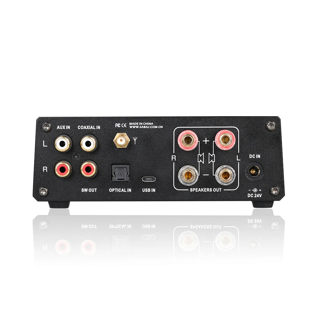 Sabaj A4 HIFI аудио стерео Bluetooth цифровой усилитель 80Wx2 BT 4 2 Класс D Apt X USB коаксиальный