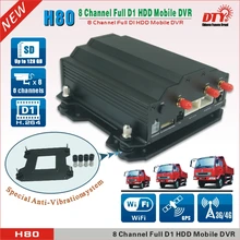 Производитель Shenzhen сети 8 CH H.264 DVR с 3 г WiFi GPS, h80 серии MDVR(3 г+ WiFi+ GPS