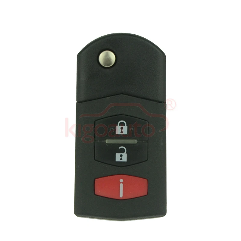 Ключ с откидной крышкой 2 кнопки паникой 315 МГц BGBX1T478SKE12501 для Mazda 3 5 6 Автомобильный
