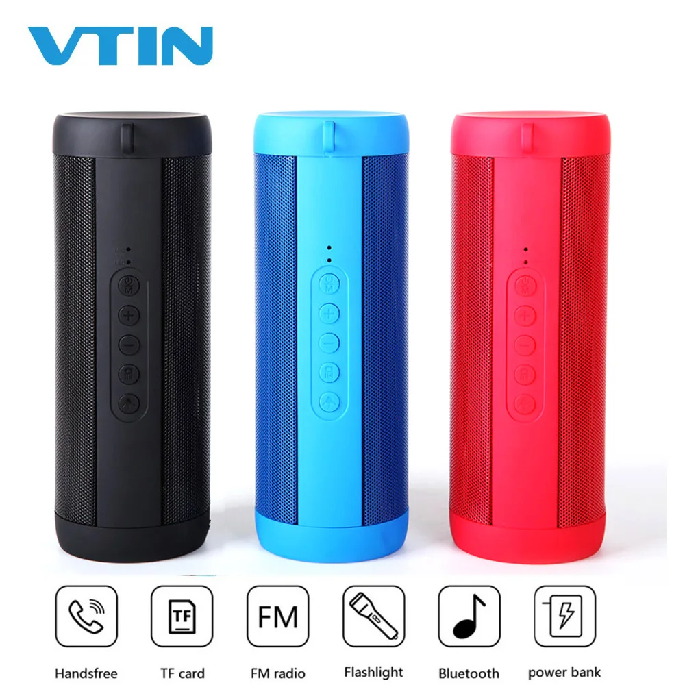 Vtin T2 Bluetooth динамик водонепроницаемый портативный открытый беспроводной стерео