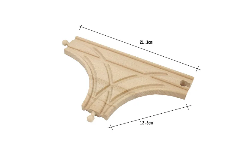 Thomas and Friends 1PCS Thomas Wooden Train Track Railway Accessories T Track 21CM Free Shipping