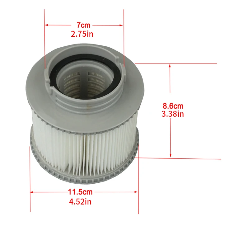 MSPA Сменный фильтрующий элемент X 12 Надувное джакузи-держать его в чистоте