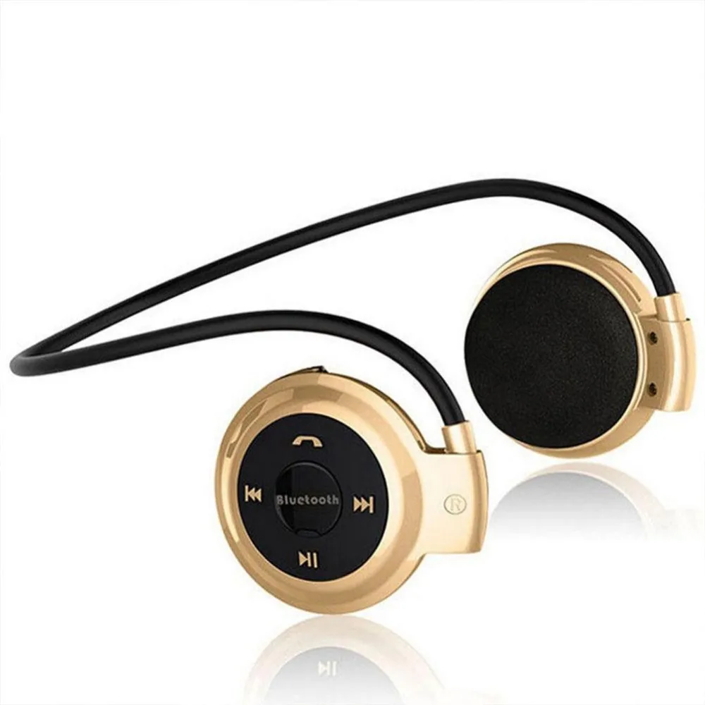 

BT headphone Running Sports Cordless Headphone SD Card Wireless Bluetooth Earphone headset with Microphone for Phone