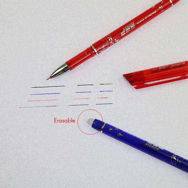 1 Pcs Erasable Gel Pen Refills Is Red Blue Ink Blue And Black A Magical Writing Neutral Pen