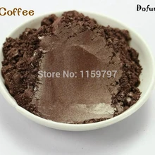 Кофейный цвет DIY Тени для век макияж порошок, лак для ногтей пигмент, перламутровый порошок, эффект Слюды Пигмент для ногтей Блеск Искусство