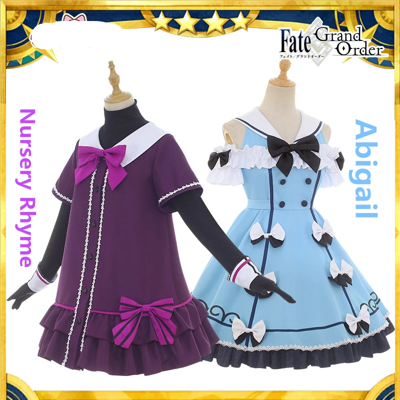 Fate/Grand Order Детский костюм для косплея Rhyme Abigail Jack the Ripper Joan of Arc ежедневный летнее