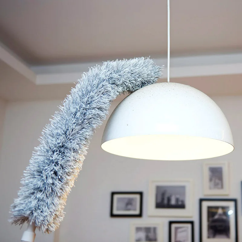 Adjustable Long Handle Cleaning Feather Duster Household Car Fiber