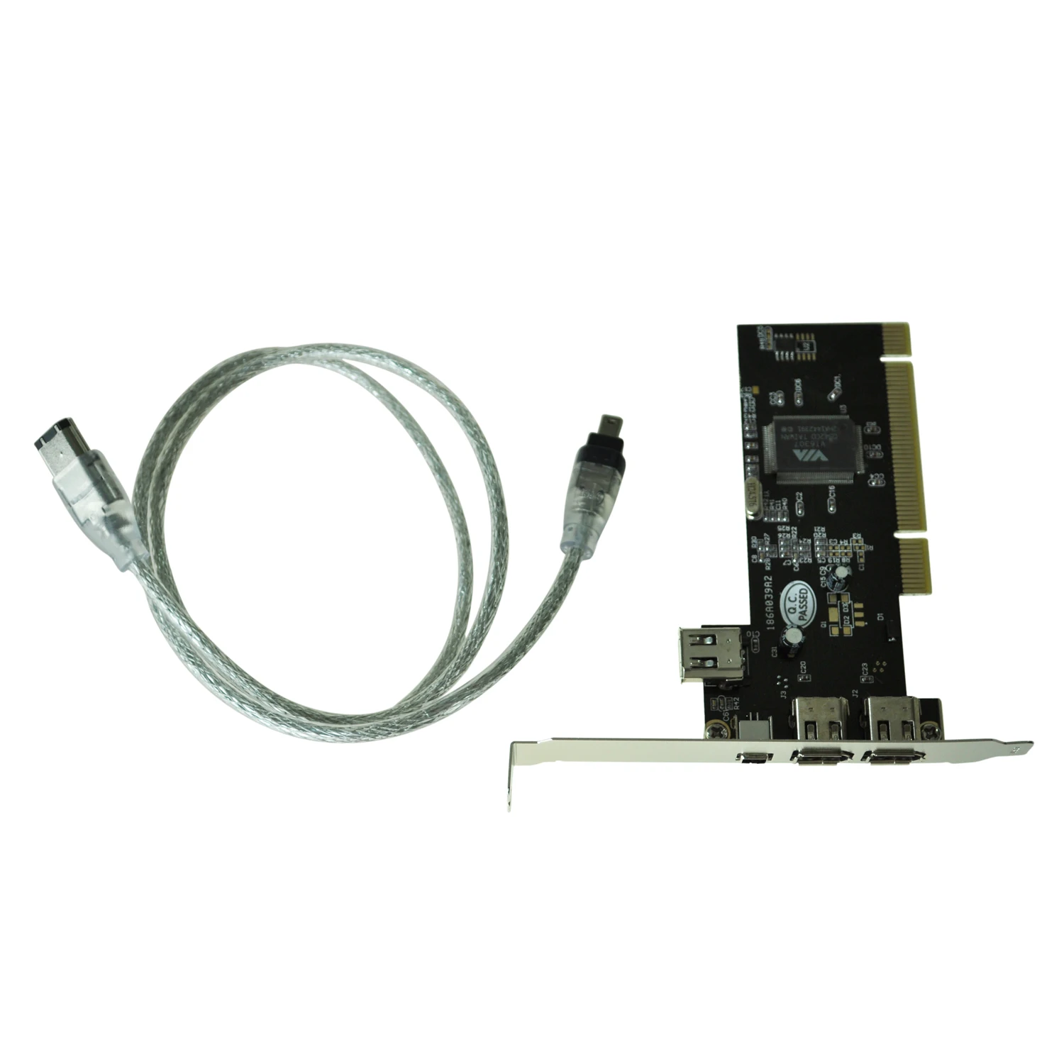 Горячая новинка PCI FireWire IEEE 1394 3 + 1 порт карта 4/6 Pin кабель Великобритания |