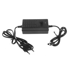 Регулируемый адаптер переключения 24 V 36 V Питание мотор Скорость контроллер штепсельная вилка европейского стандарта