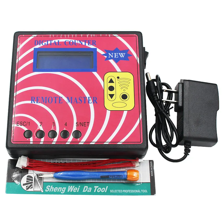 

Newest Digital Counter Remote Master Frequency Display Remote Copier Fixed/Rolling Code Remote Regenerator fequency tester
