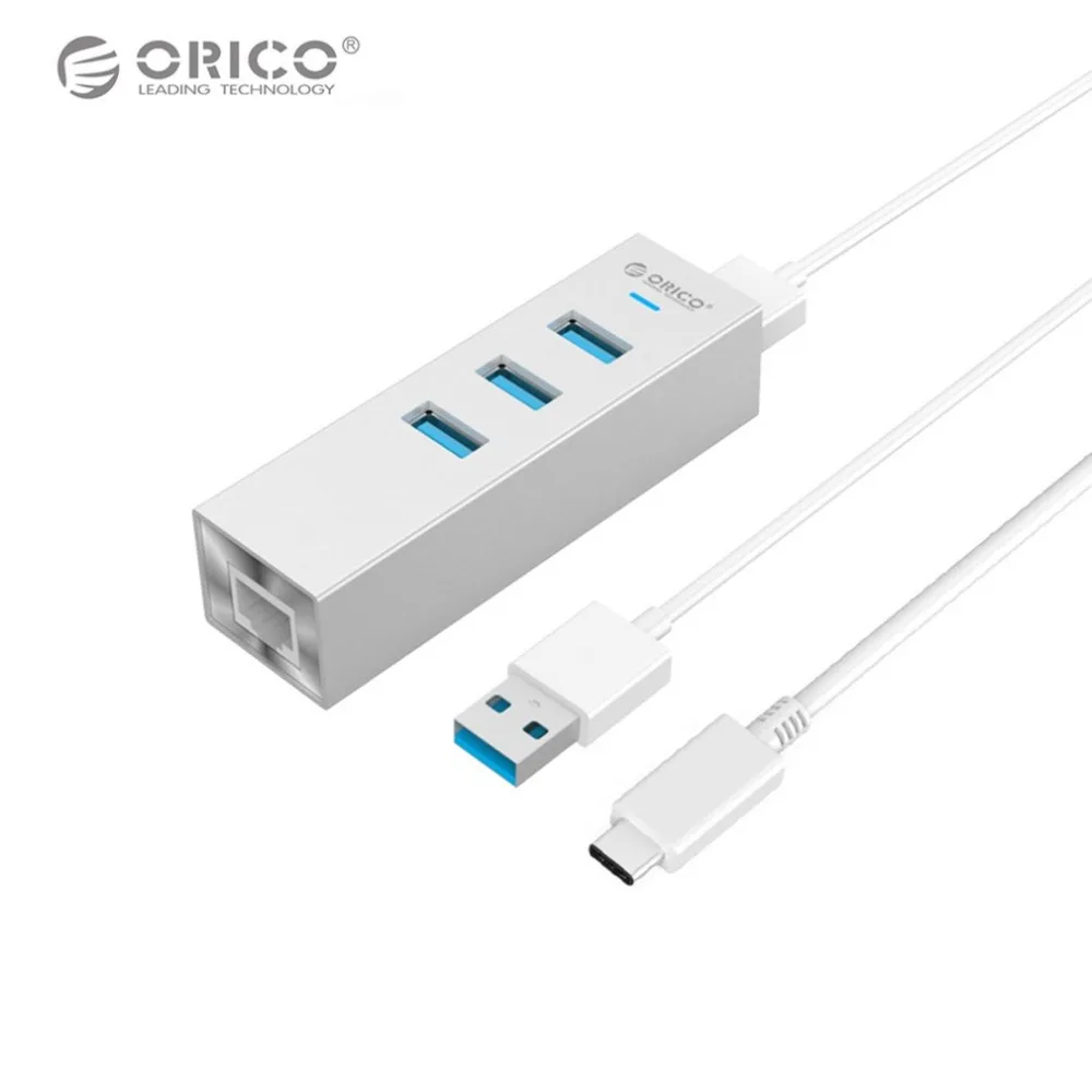 

ORICO USB Phone Charger 3 Port with Power Portable USB 3.0 Charging Power HUB for iPhone for Xiaomi for Samsung