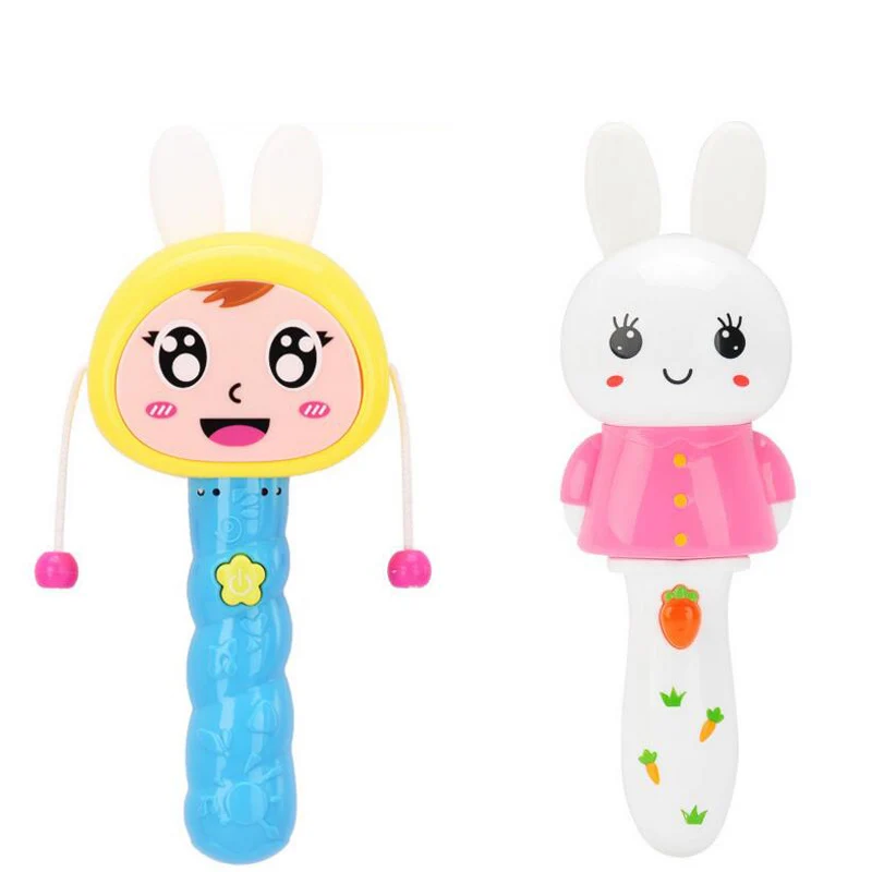 Игрушка с мигающими и музыкальными ручными светящимися музыкальными палками обучающая игрушка милый подарок для детей Детские Игрушки для раннего обучения