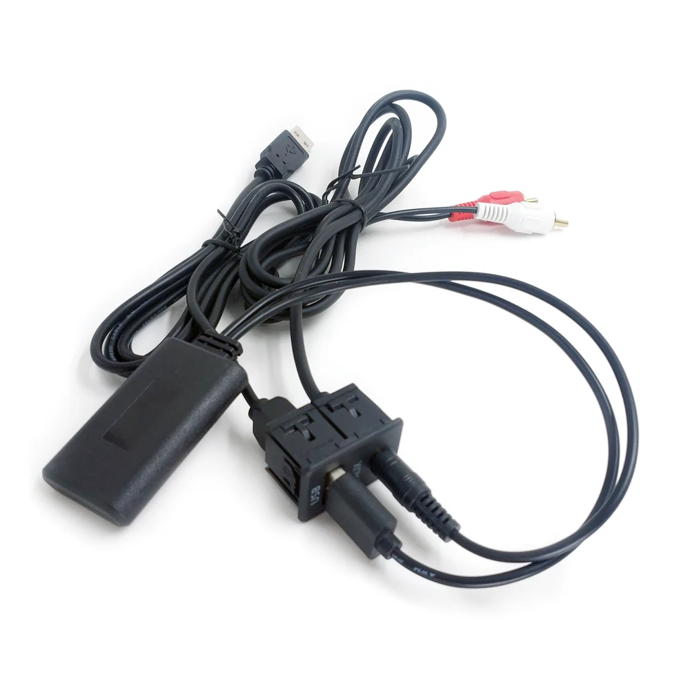 Biurlink Автомобильный Универсальный 2RCA AUX USB Мужской тире заподлицо Bluetooth модуль адаптер для Toyota для Volkswagen для peugeot для BMW