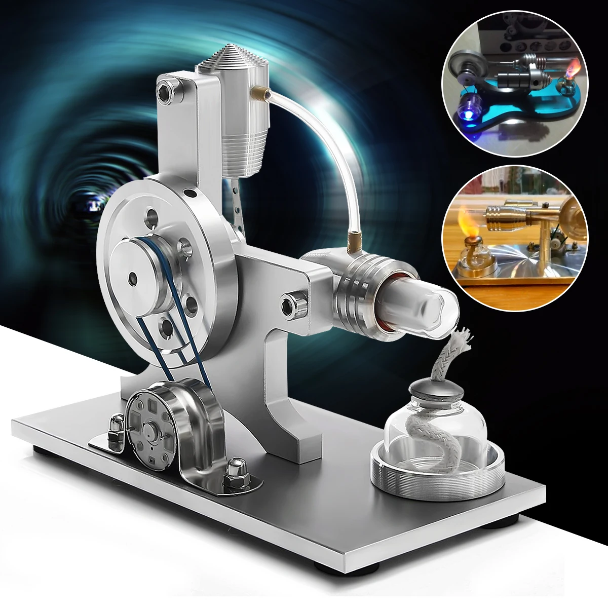 Stirling Engine Model Physical Motor Power Generator External Combustion Educational Science Toys Gift For Children Adult цена Stirling Engine Model Physical Motor Power Generator External Combustion Educational Science Toys Gift For Children Adult цены онлайн
