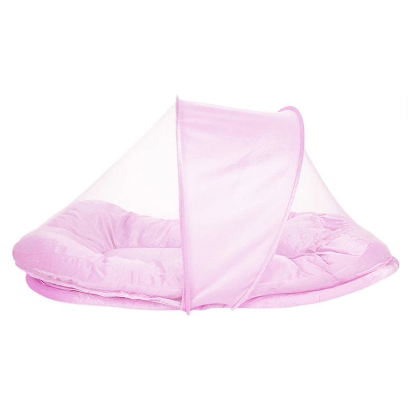 Coxeer Младенческая переносная противомоскитная сетка дышащая дорожная кровать сетки мягкие детские пляжная Игровая палатка с подушкой украшение в детскую комнату Klamboe