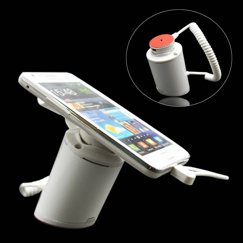 10 piezas de teléfono celular de promoción de venta al por menor alarma Anti robo sistema móvil Smartphone Visualización de alarma de seguridad de carga TypeC Android