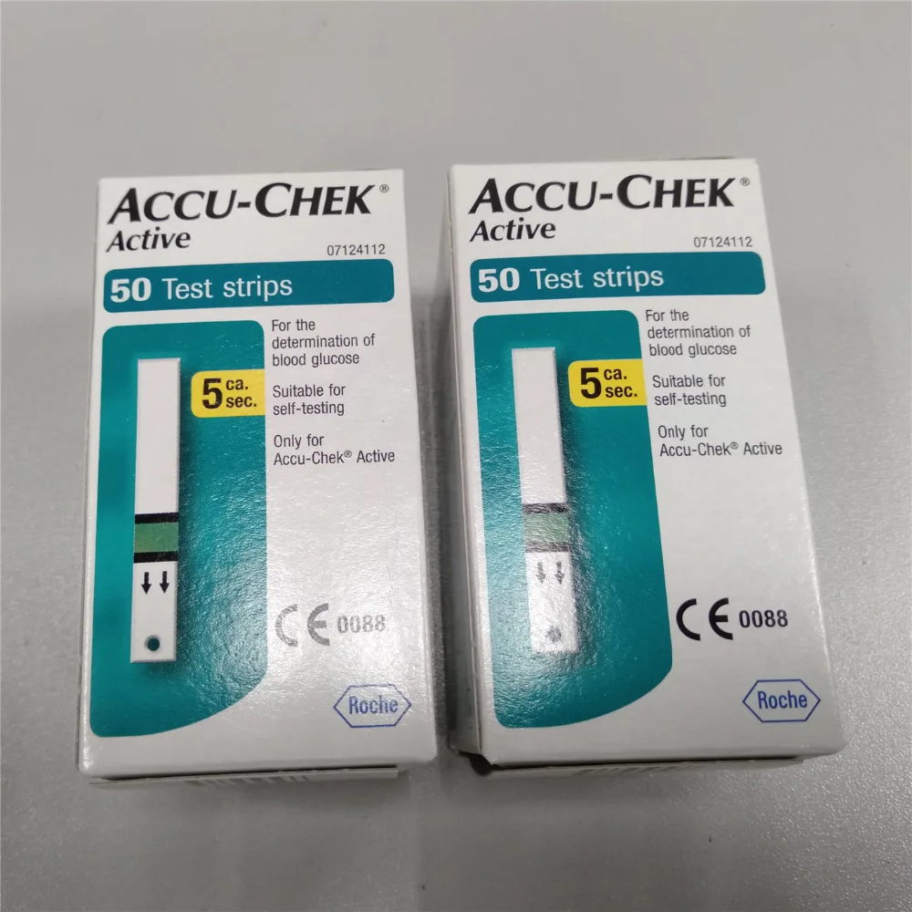 100 шт. (без кодирующий чип) истечения срока действия 31th 12 2021 Accu Chek Active Тесты полоски