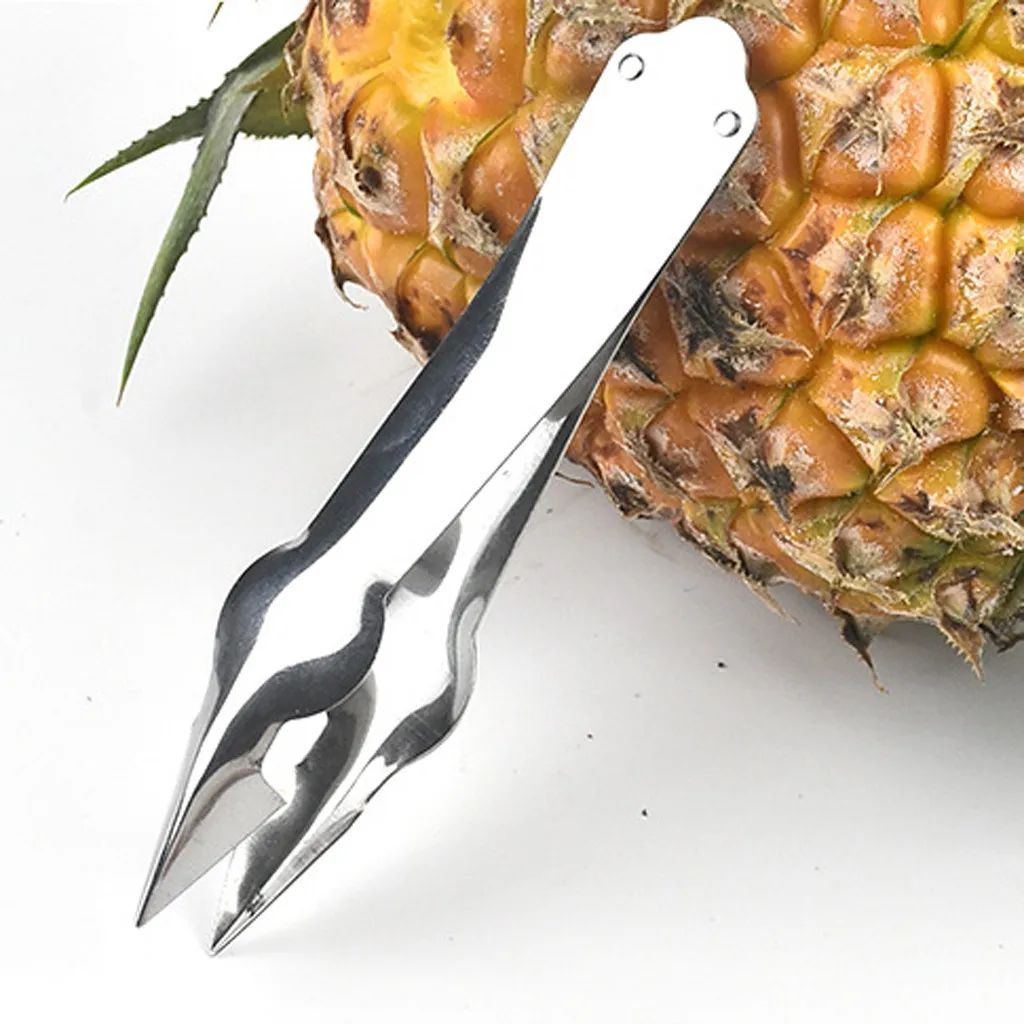 

Pineapple Core Extractor Stainless Steel Pineapple Slicer Cutter Peeler Ring Wedge Slicing Coring Pineapple Knife For Kitchen