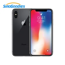 Разблокированный Apple, б/у iPhone X Face ID, 64 ГБ/256 ГБ rom, 5,8 дюймов, мобильный телефон, 3 Гб ram, 12 Мп, шестиядерный процессор, iOS A11, двойная задняя камера, 4G LTE