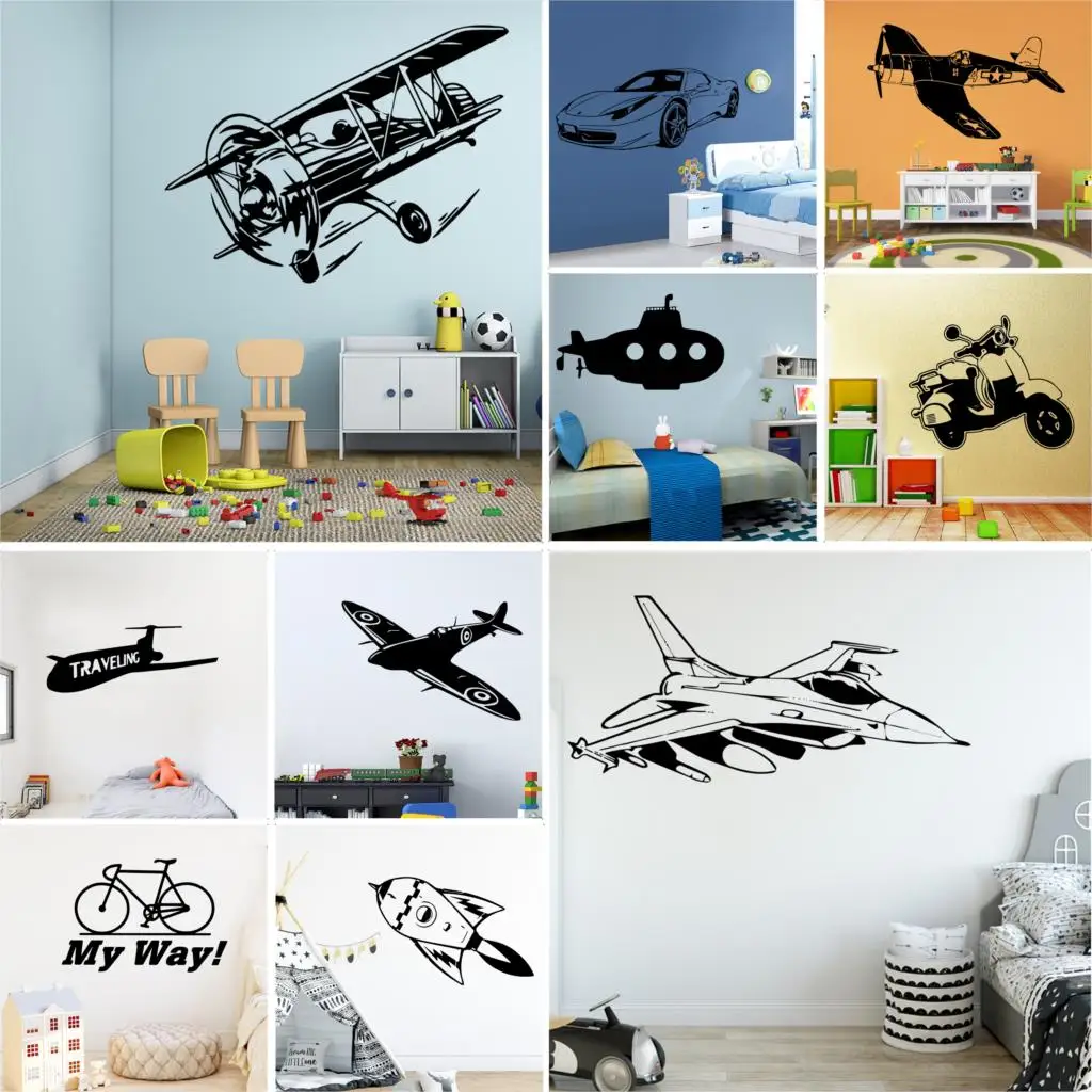 

Modern vehicle Home Decorations Pvc Decal living Room bedroom Decor Decoration Accessories