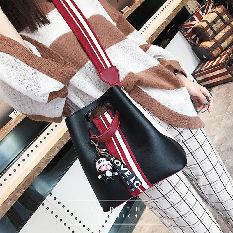Women Bucket Handbag Female Cartoon Messenger Shoulder Bag Ladies Fashion Crossbody Bags Multiple Matching Styles Tote SS7208 (14)