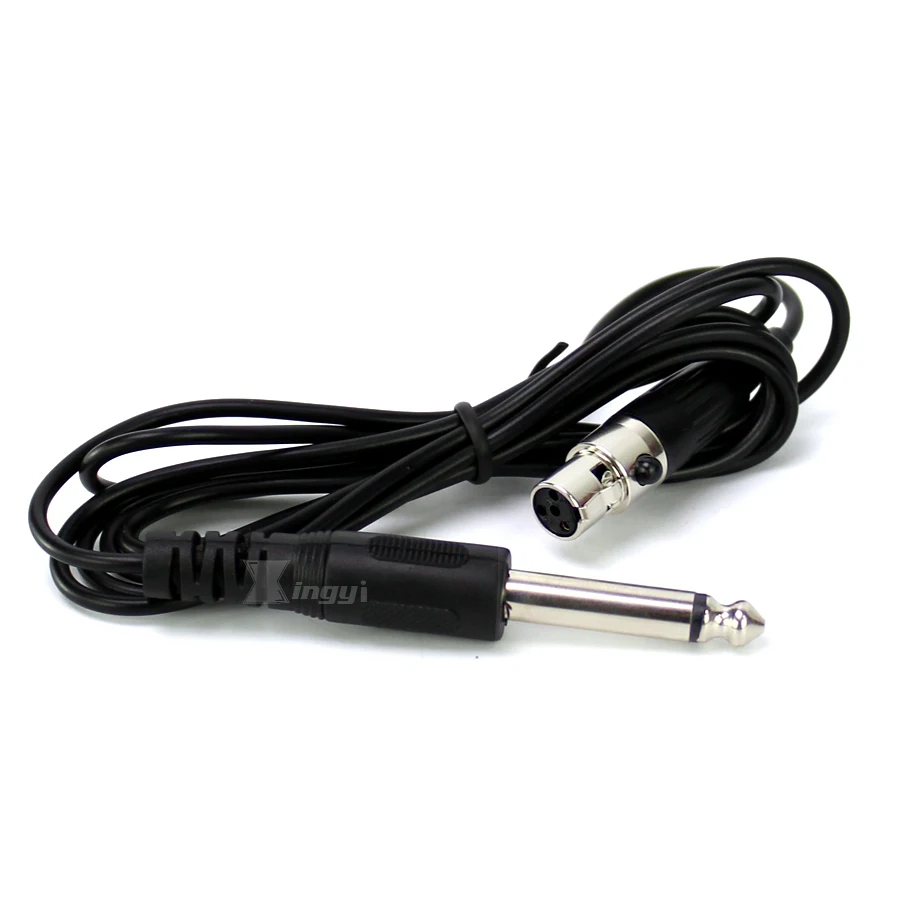 2Pcs TA4F Mini XLR 4 Pin to 6.5mm 1/4" Jack Guitar Audio