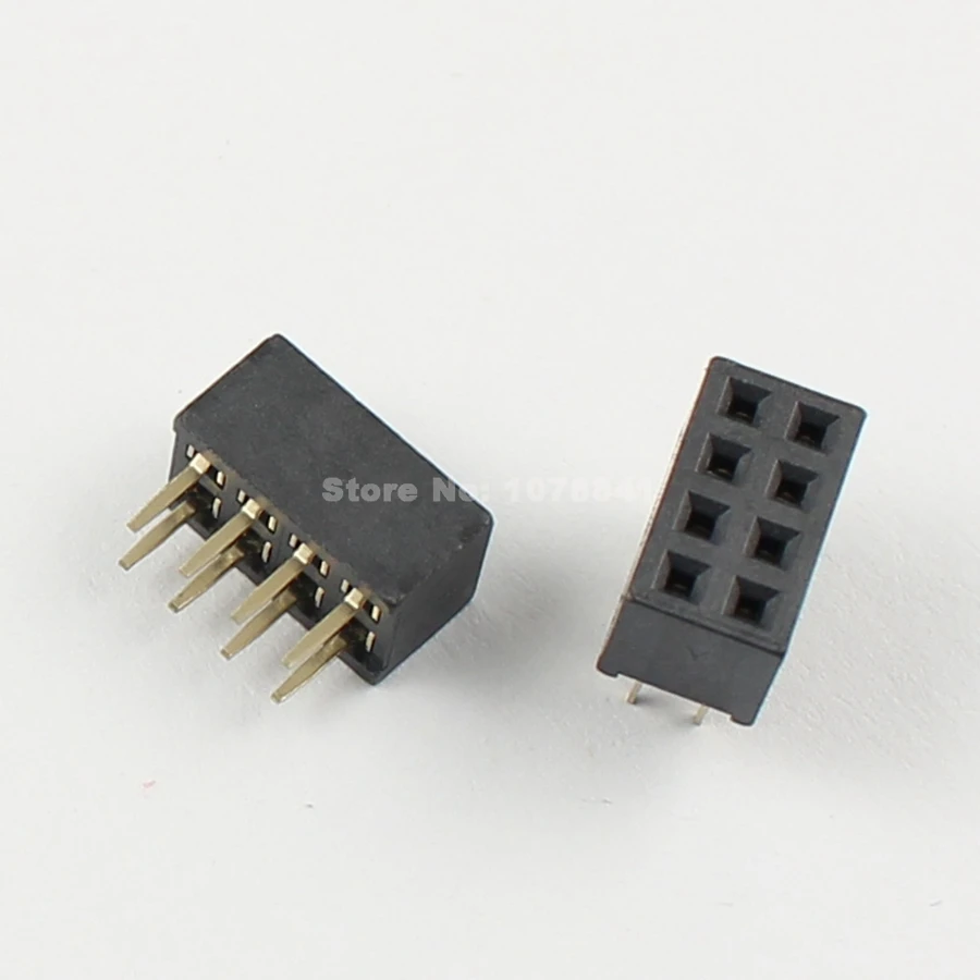 20 штук 2 мм 0 Шаг 2x4 Pin-8 Pin женский двойной прямой ряд штыревой разъем полосы |