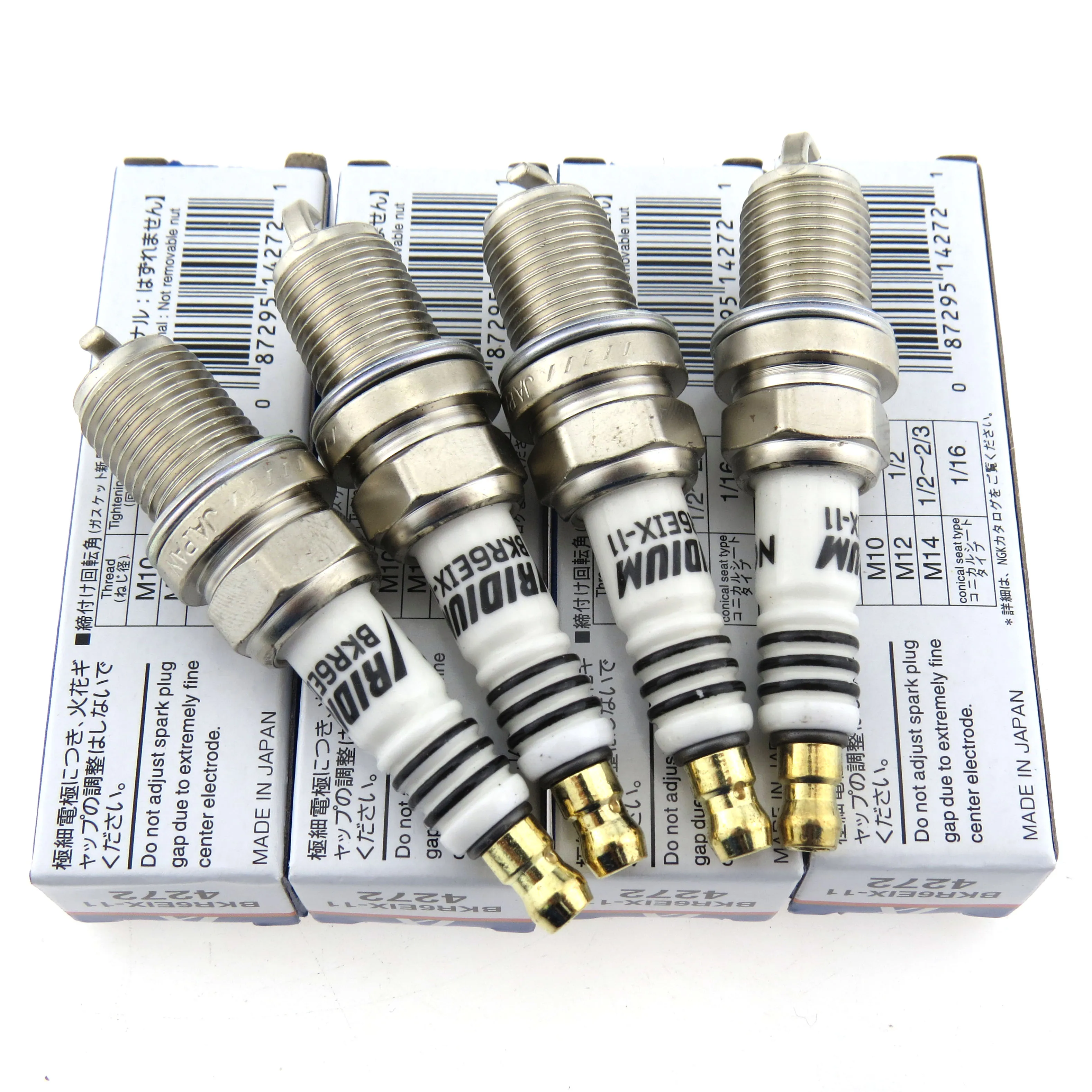 

4PCS BKR6EIX-11 4272 BKR6EIX 11 Iridium Power Spark Plug Japan for Toyota Lexus Suzuki Subaru BKR6EIX11