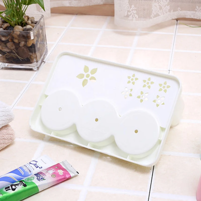Plastic Bathroom Set Accessories 4Pcs/Set Tumbler Toothpaste Toothbrush Holder Stand Storage Rack Bathroom Decorate