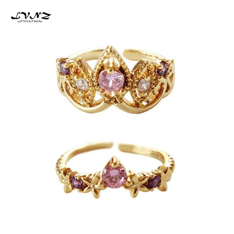 LVNZ 2019 корона с кубическим цирконием романтичное женское ювелирное изделие капля