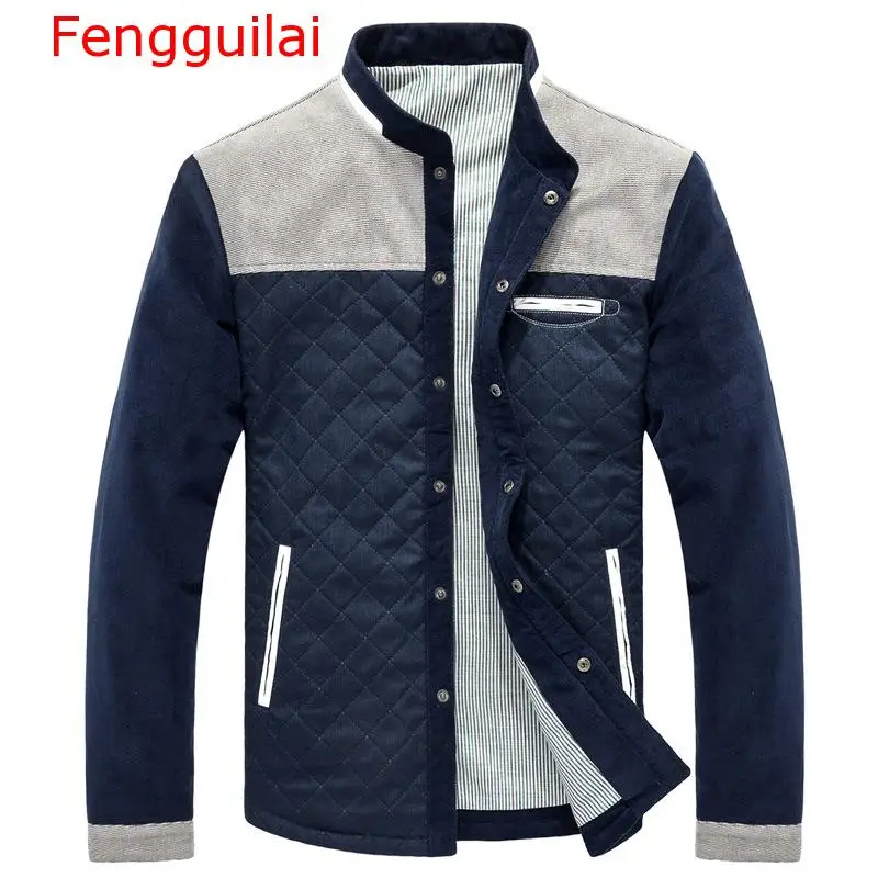 Fengguilai, мужское пальто, Осень-зима, мужская куртка, бейсбольная форма, облегающее повседневное пальто, Мужская одежда, модные пальто, мужская верхняя одежда