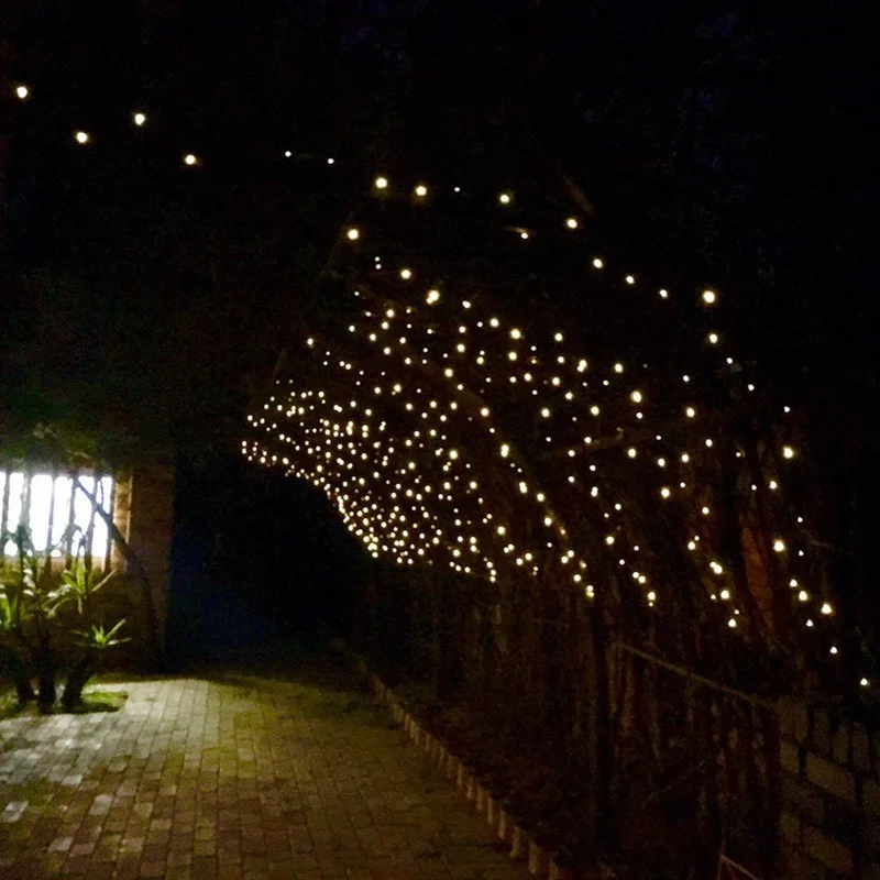 22 м светодио дный 200 LED романтическая полоса освещение строки огни Рождество свет для гирлянды праздник фея Свадебная вечеринка украшения