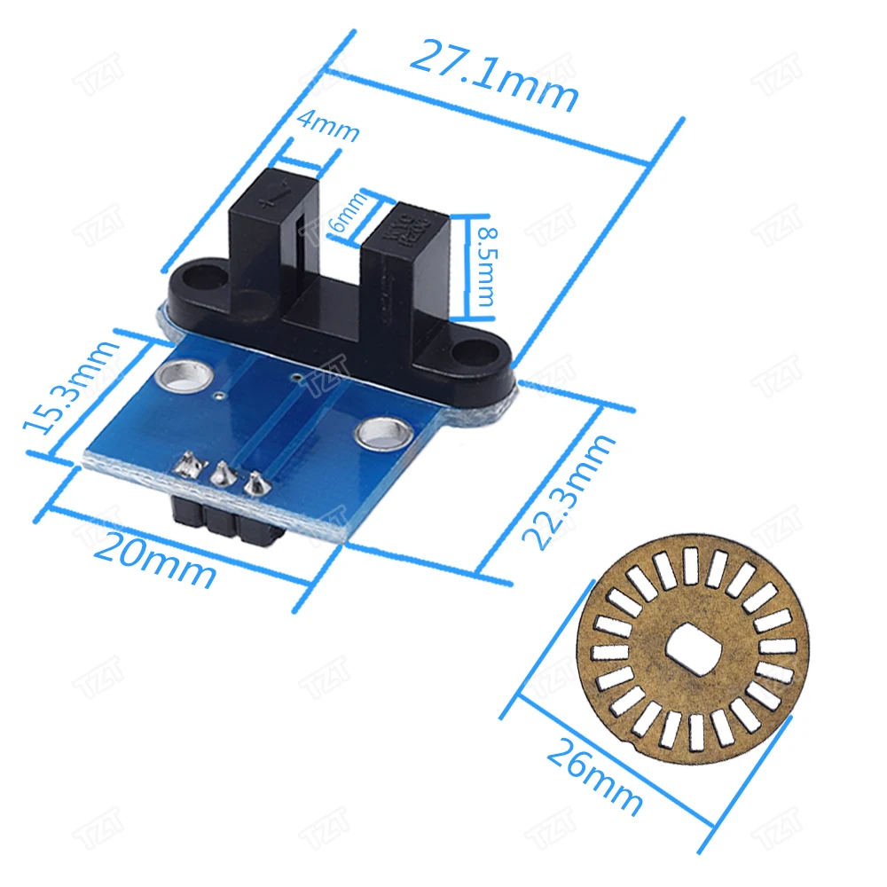 GREATZT 1 компл. HC-020K двойной скорости измерения сенсор модуль с Фотоэлектрические датчики Комплект Топ для arduino
