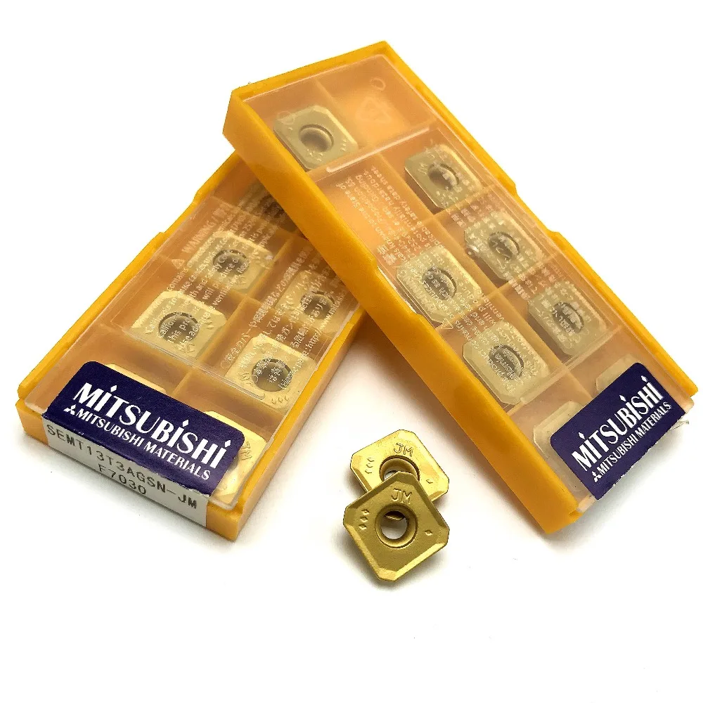 

SEMT13T3/SEKT13T3*10pcs Carbide Milling Inserts for milling cutter,SEMT/SEKT13T3 F7030 SMilling Blades matel Ceramic tip
