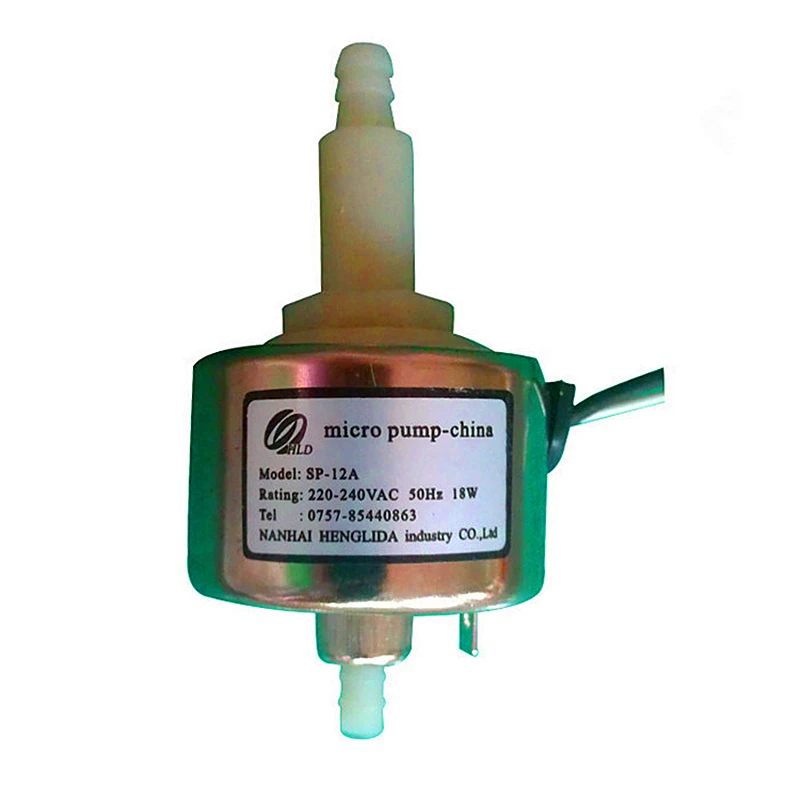 

Kitchen hood special corrosion-resistant small electromagnetic pump booster Model: SP-12A Power: 220-240VAC 50HZ 18W