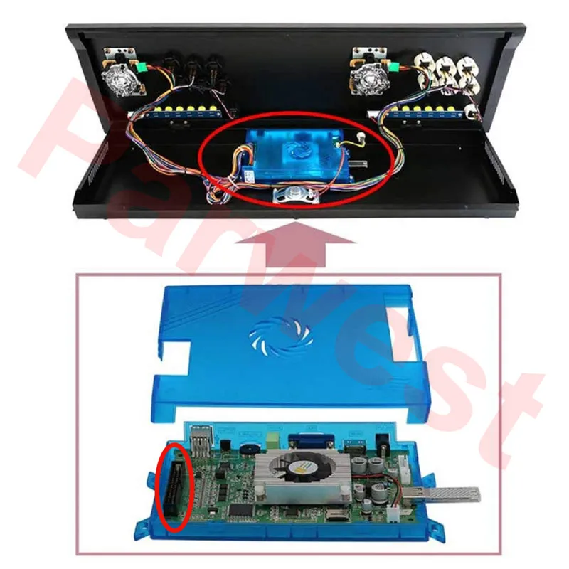 1 шт. аркадный интерфейс шкаф провода жгут проводов PCB кабель для аркадных игровых консолей коробка