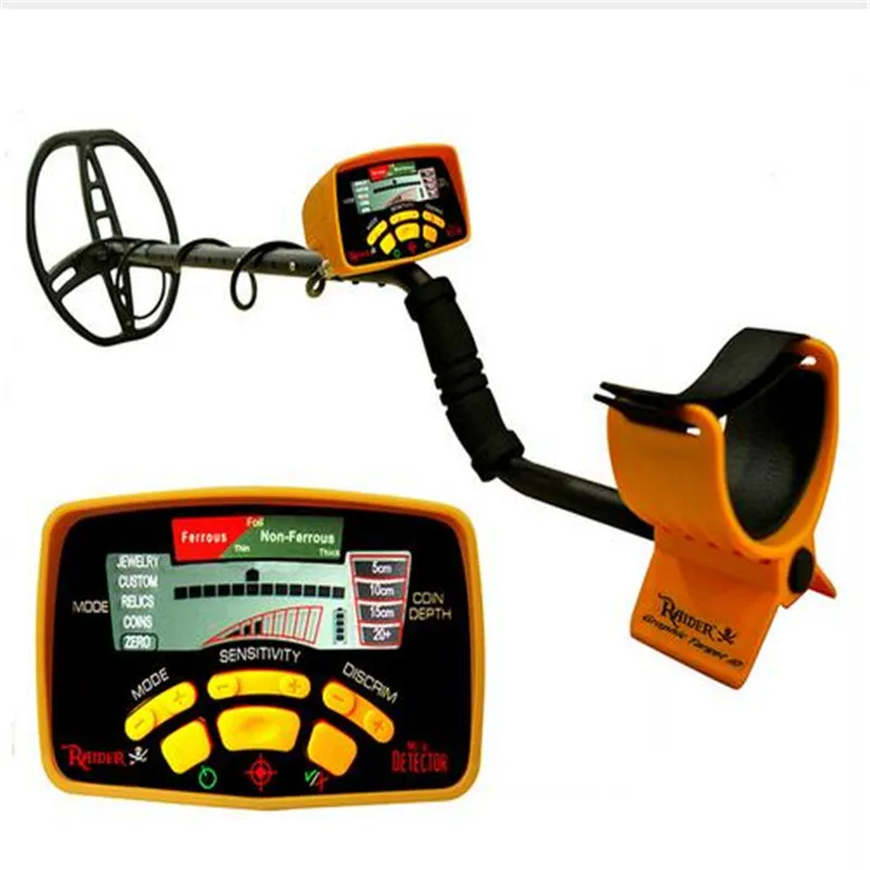 

Orignal MD-6350 Metal Detector Professional Underground Gold Detector MD6350 With Yellow and Green Color