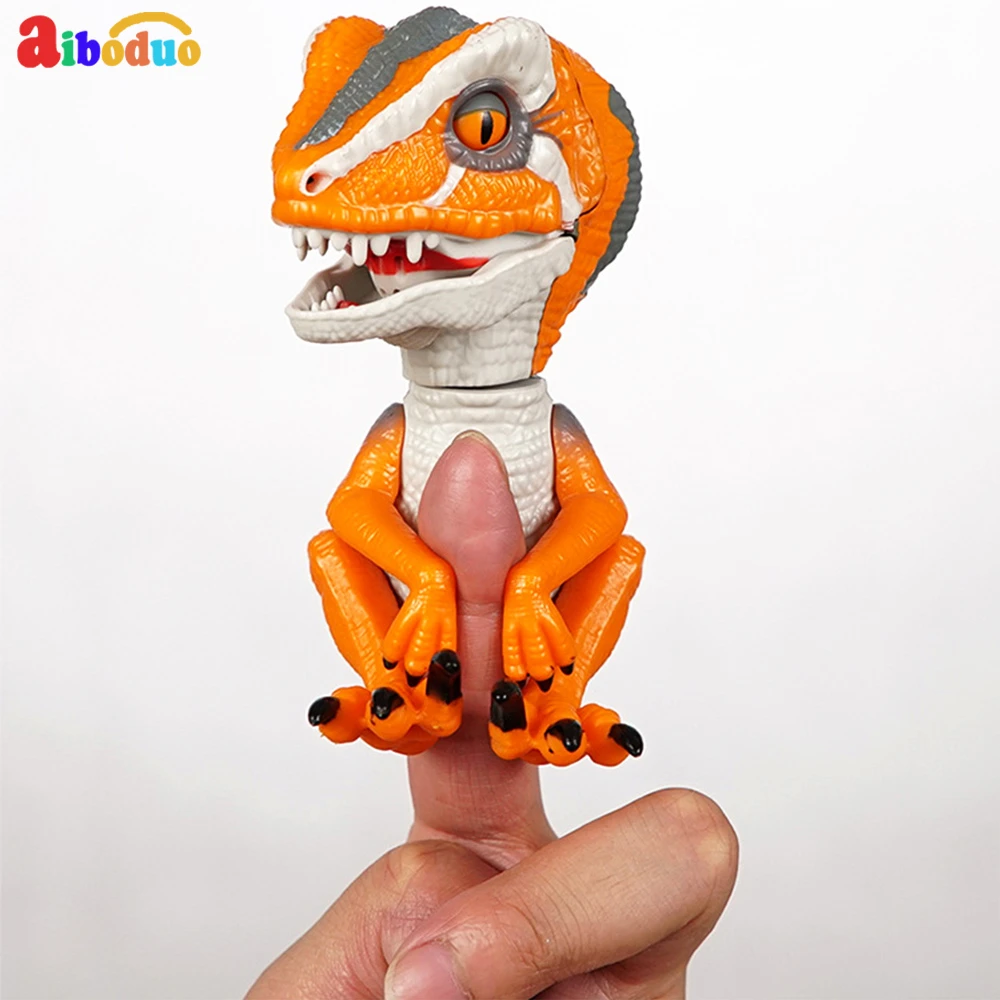 Dinosaurio eléctrico mascotas juguete dedo Bru dedo Dinosaurio inteligente juguete electrónico mascota modelo bebé para niños| Mascotas electrónicas| - AliExpress