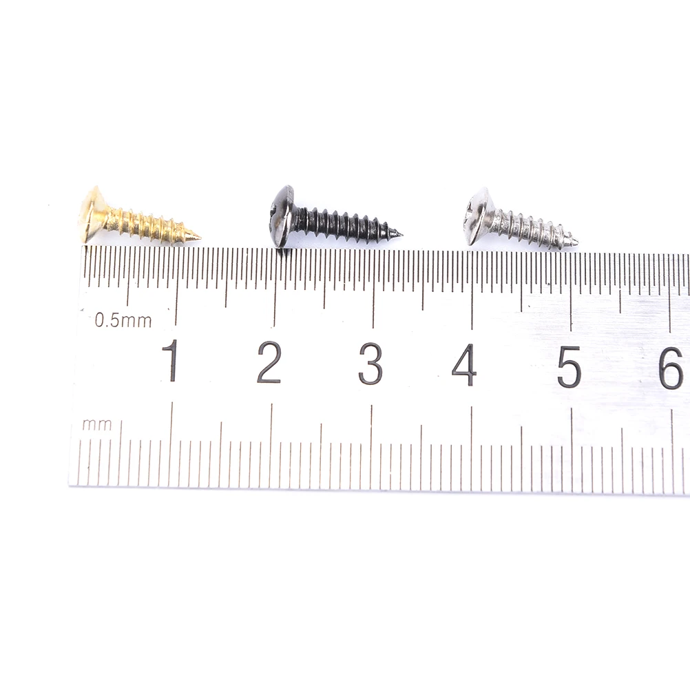 IRIN 25PCS Guitar screws 3mm Electric Guitar Pick guard Screws For Pickguards Guitar Back Plates